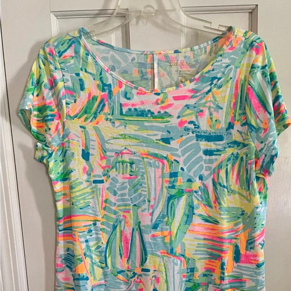 LILLY PULITZER Marlowe Dress NWT Size Large Sea Salt Sun NWT - Picture 3 of 9